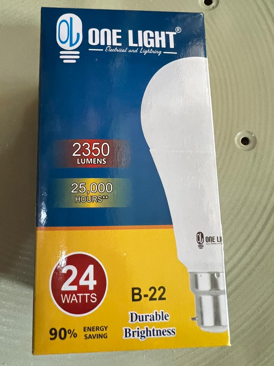 one light led 24watt blub
